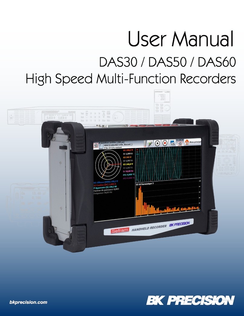 B+K precision DAS30 user manual