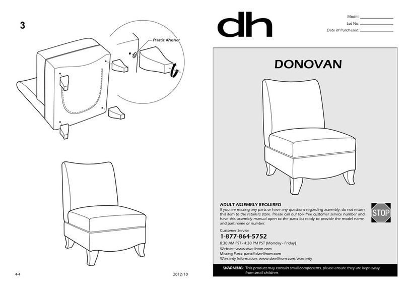 DH DONOVAN User manual