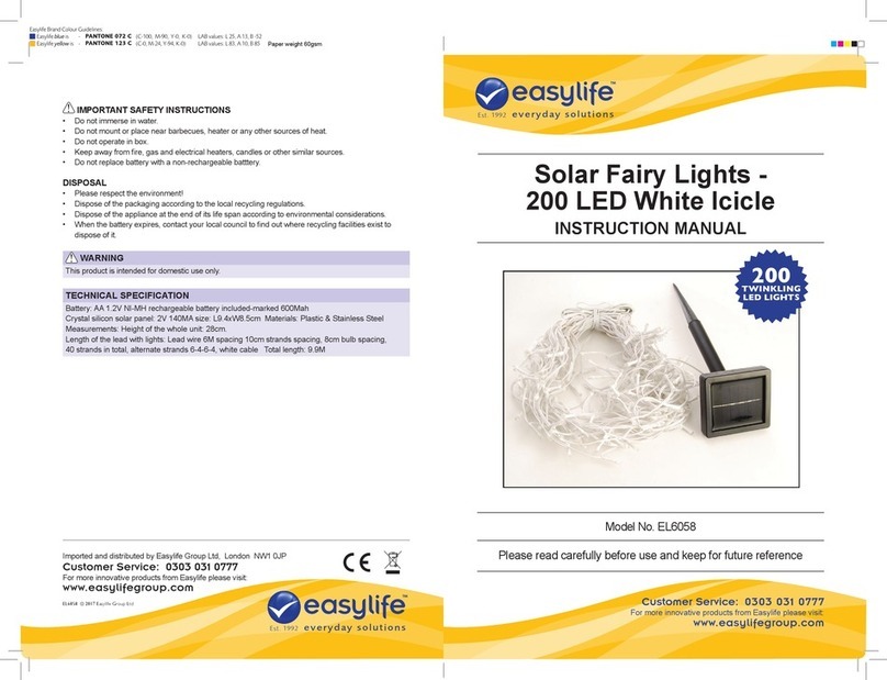Easylife EL6058 instruction manual