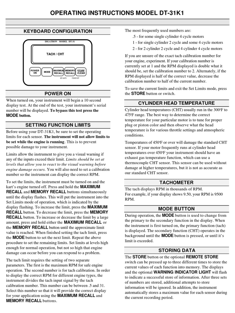 Digatron DT-31K1 User manual