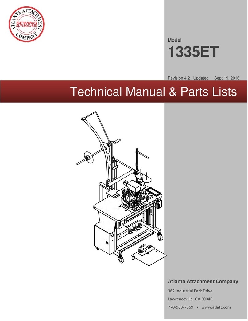 Atlanta 1335ET User manual