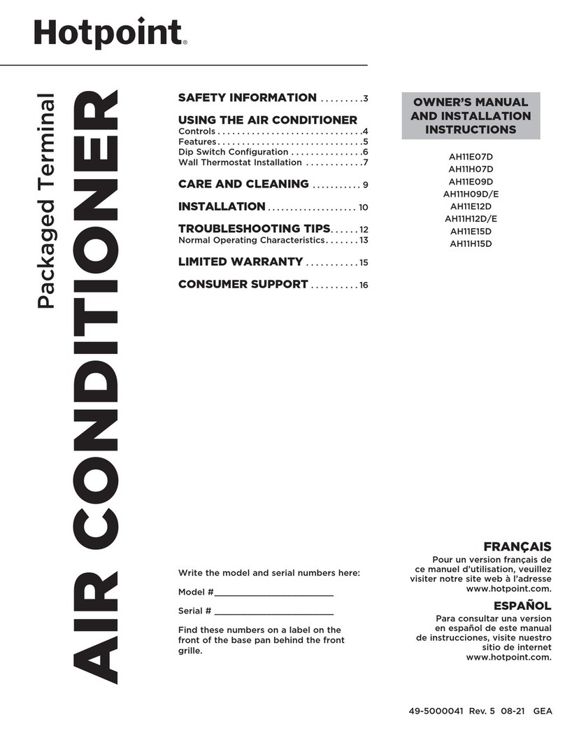 Hotpoint AH11H07D User manual