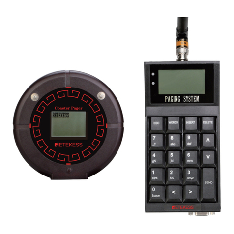 Retekess TD159 User manual Retekess TD159 User manual