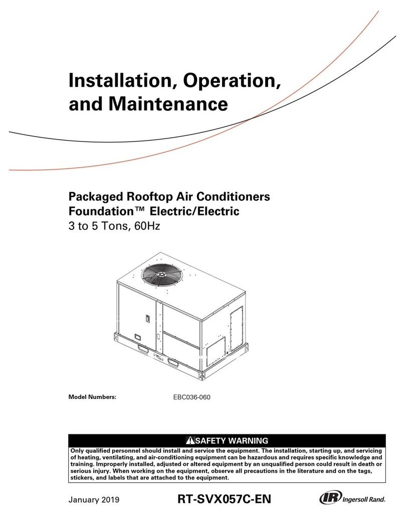 Ingersoll-Rand Foundation EBC036-060 Installation and operating instructions Ingersoll-Rand Foundation EBC036-060 Installation and operating instructions