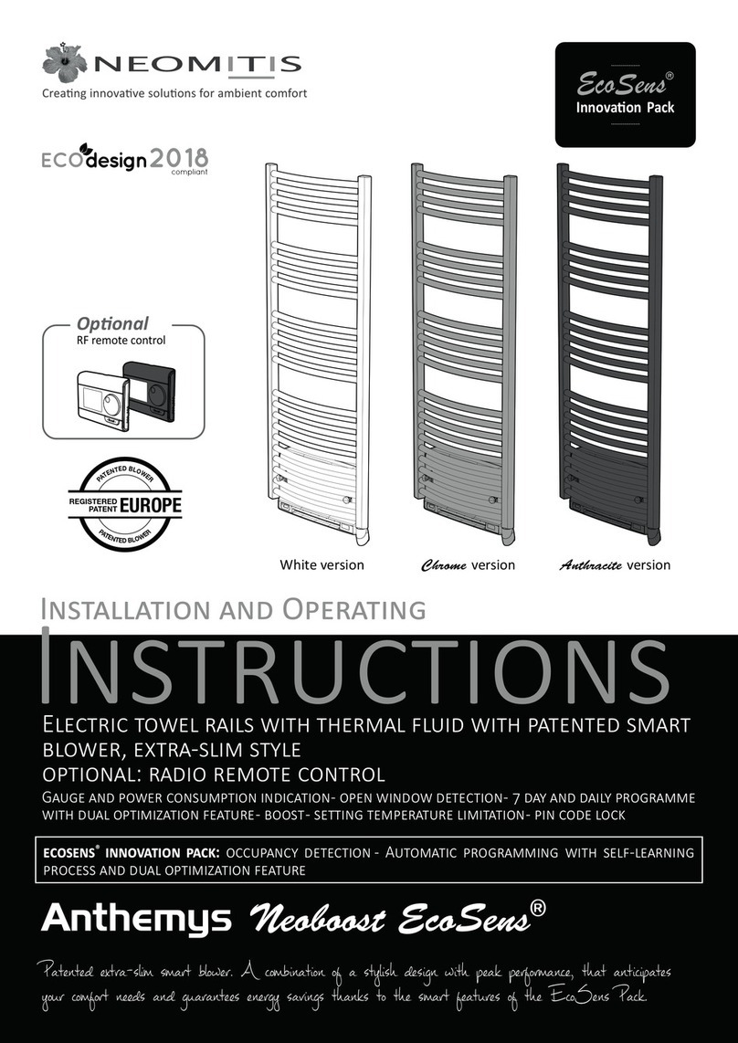 Neomitis Anthemys Neoboost EcoSens Chrome User manual
