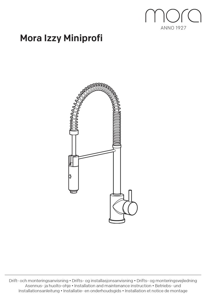 Mora armatur Izzy Miniprofi 70 28 45 manual