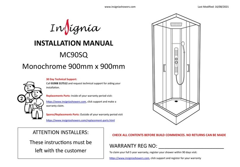 Insignia Monochrome MC90SQ installation manual