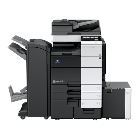 Konica Minolta bizhub 958 Shortcut manual