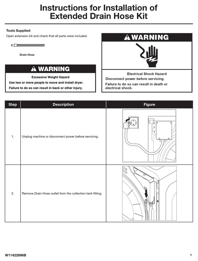 Whirlpool WCD3090JW Instructions for installation