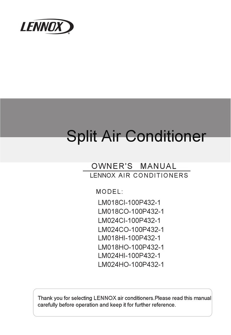 Lennox LM018CI-100P432-1 User manual