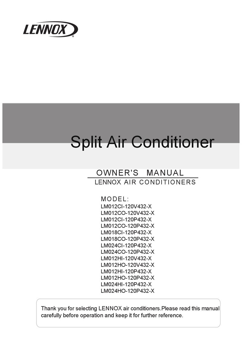 Lennox LM012CI-120V432-X User manual