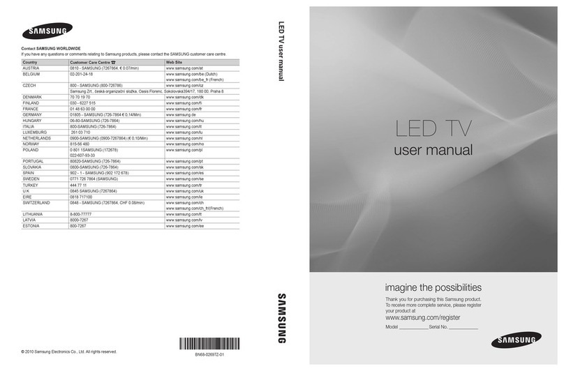 Samsung UE55S800 User manual