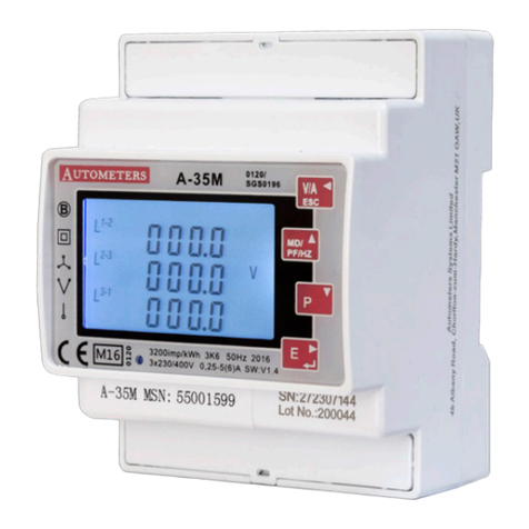 Autometers Systems A-35M User manual Autometers Systems A-35M User manual