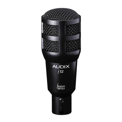Audix Fusion Series User manual