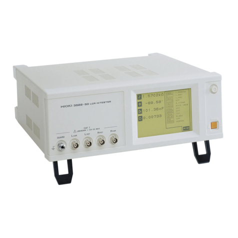 Hioki 3522-50 instruction manual
