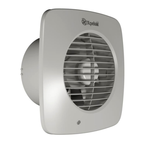 Xpelair Simply Silent DX150 User manual
