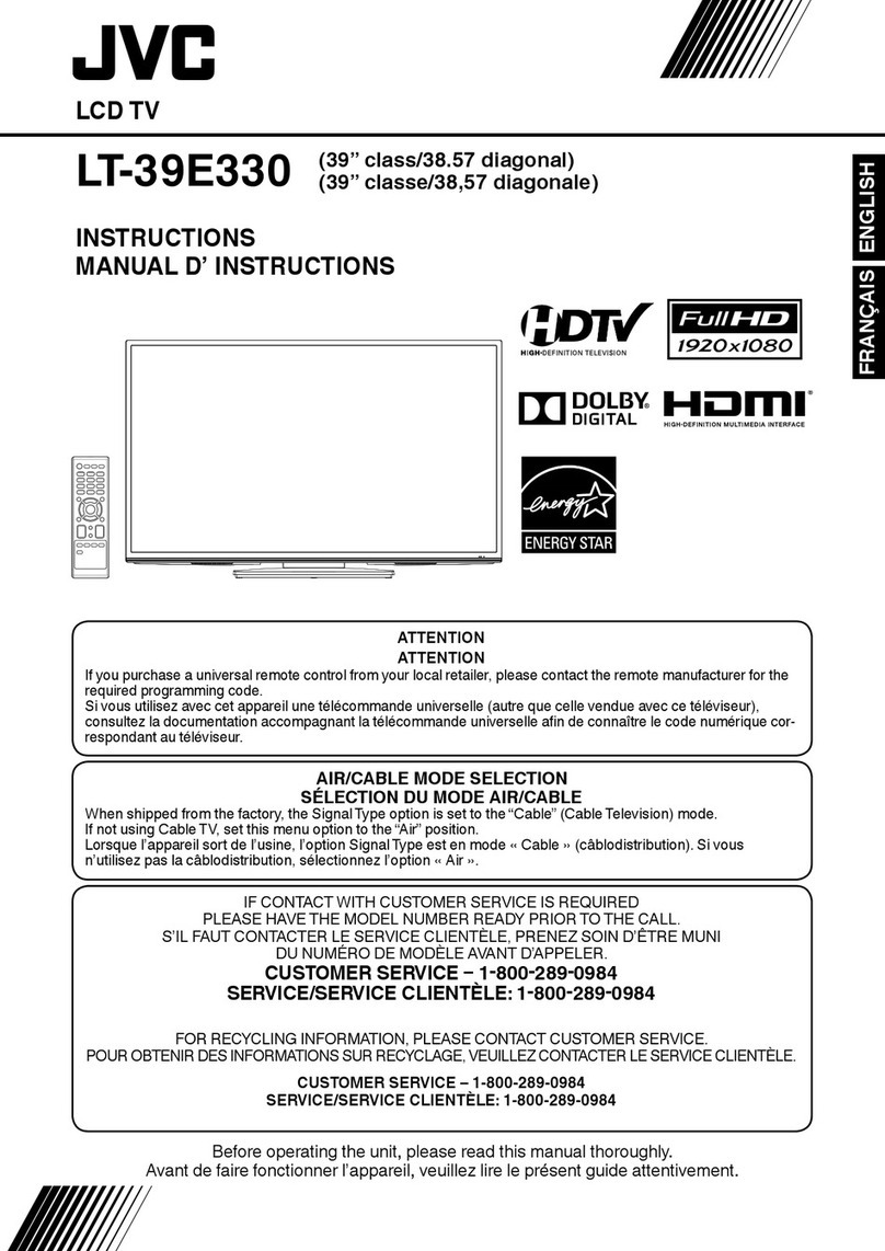 JVC LT-39E330 User manual