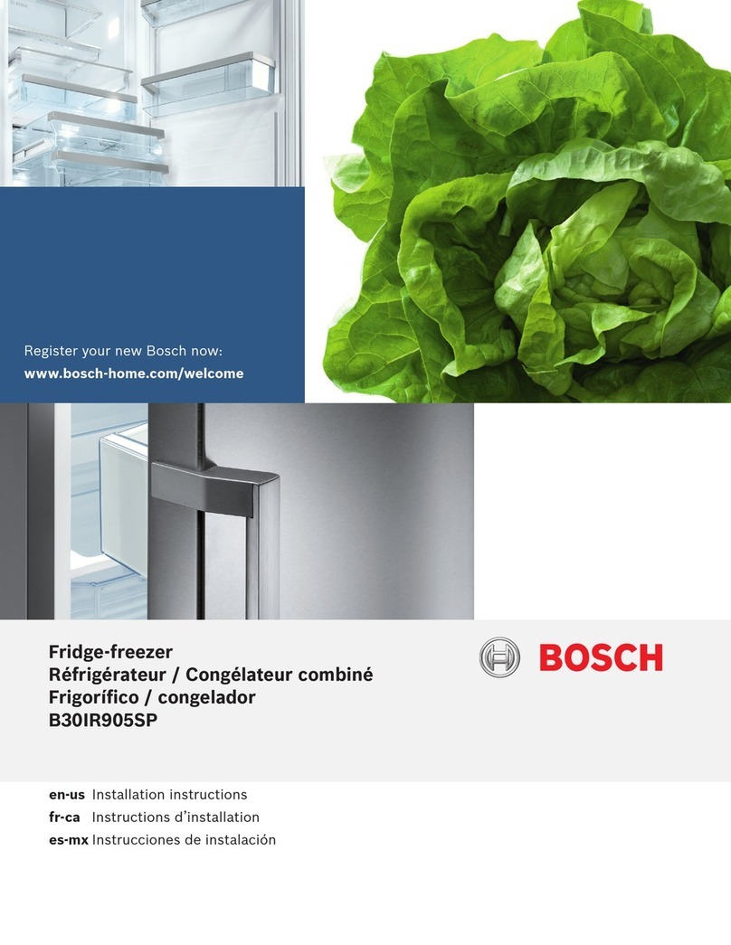 Bosch B30IR905SP installation instructions