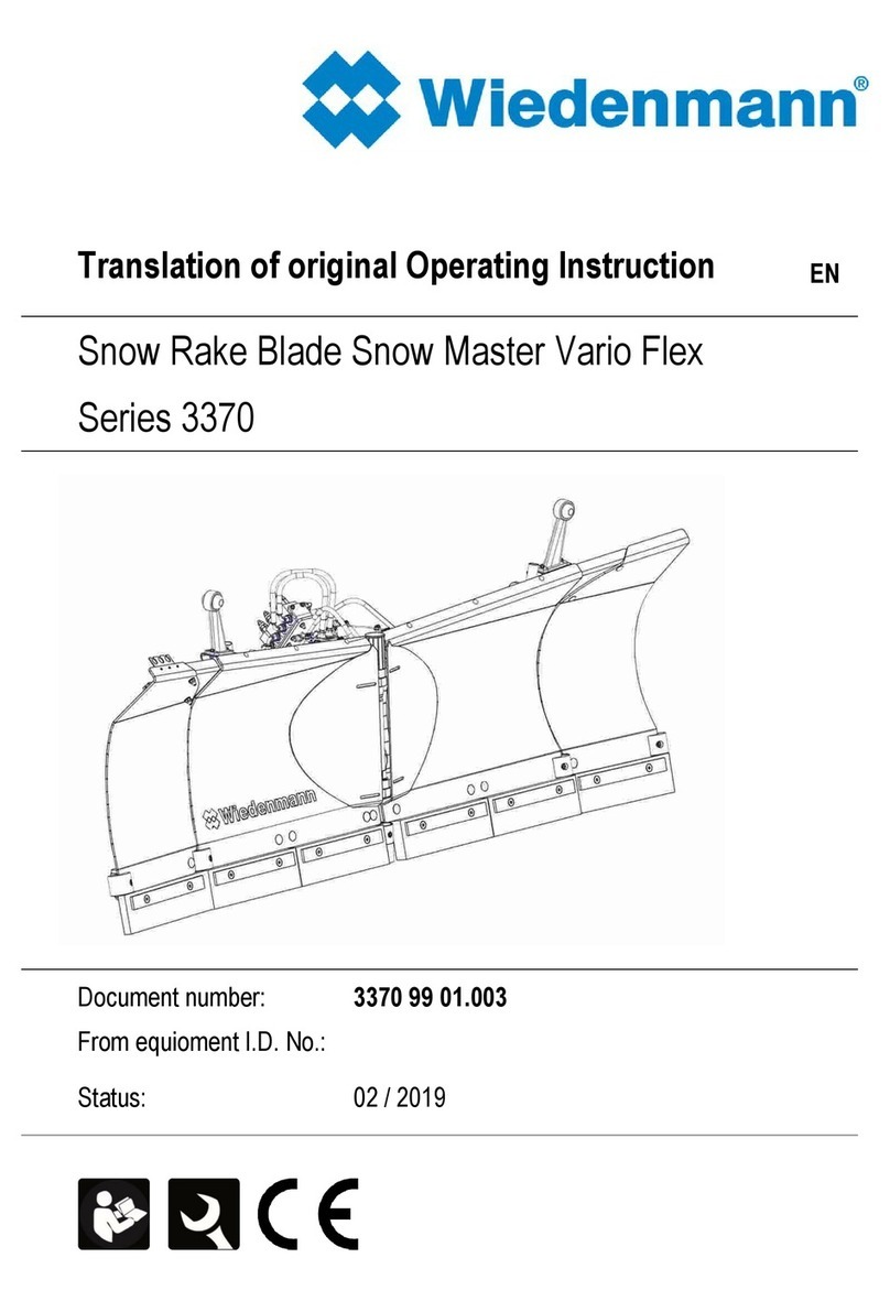 Wiedenmann SNOW MASTER VARIO FLEX 3370 Series TRANSLATION OF ORIGINAL OPERATING INSTRUCTION Wiedenmann SNOW MASTER VARIO FLEX 3370 Series TRANSLATION OF ORIGINAL OPERATING INSTRUCTION