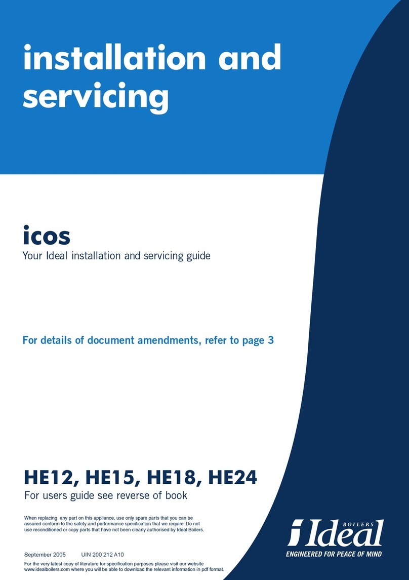 Ideal Boilers Optia HE 12 User manual