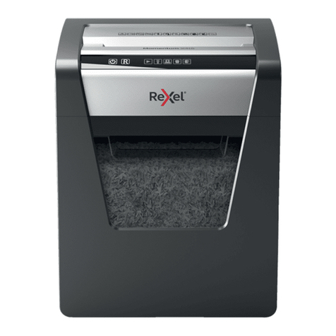 Rexel Momentum X415 instruction manual
