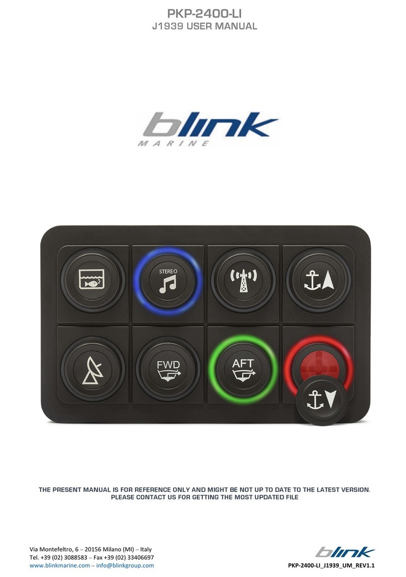 Blink Marine PKP-2400-LI user manual