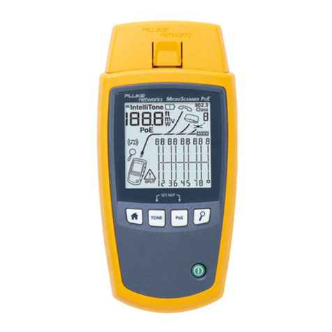 Fluke MicroScanner MS-POE User manual Fluke MicroScanner MS-POE User manual