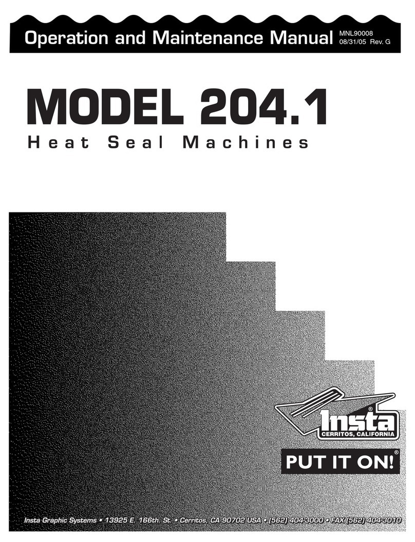 Insta 204.1 Operation and maintenance manual Insta 204.1 Operation and maintenance manual