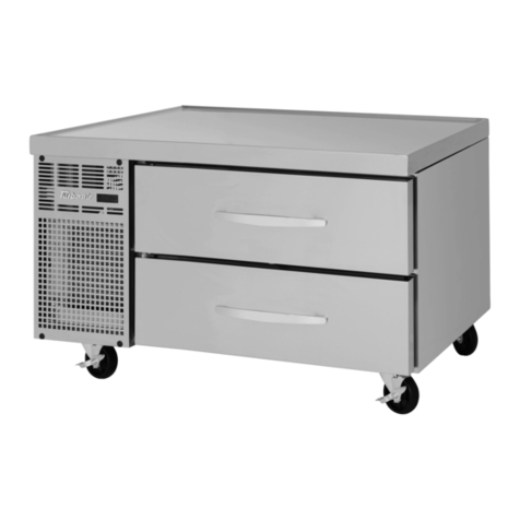 Turboair PRCBE-36R-N Installation and operation manual
