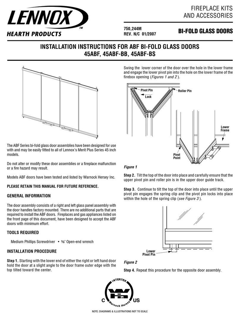 Lennox Hearth Products 45ABF-BB User manual