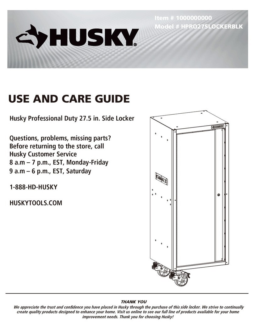 Husky HPRO27SLOCKERBLK User manual