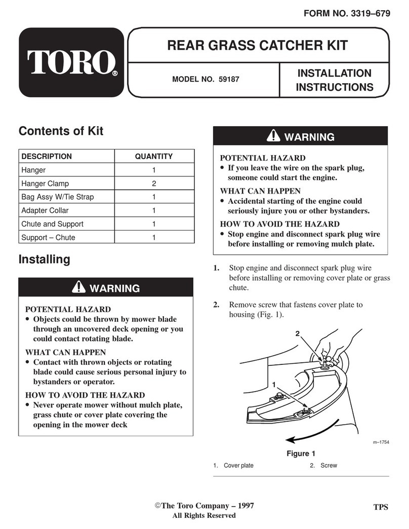 Toro 59187 installation instructions