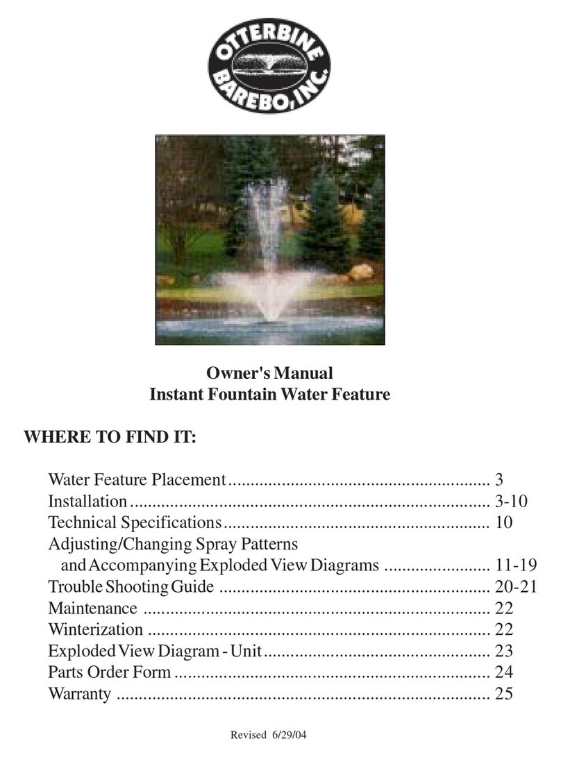 Otterbine/Barebo Starburst 50 owner's manual