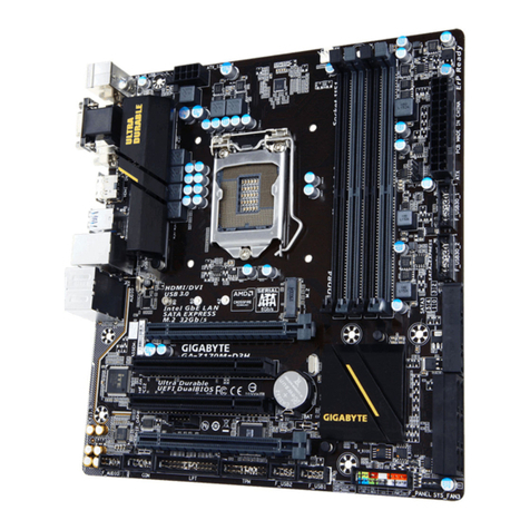 Gigabyte GA-H170M-D3H User manual