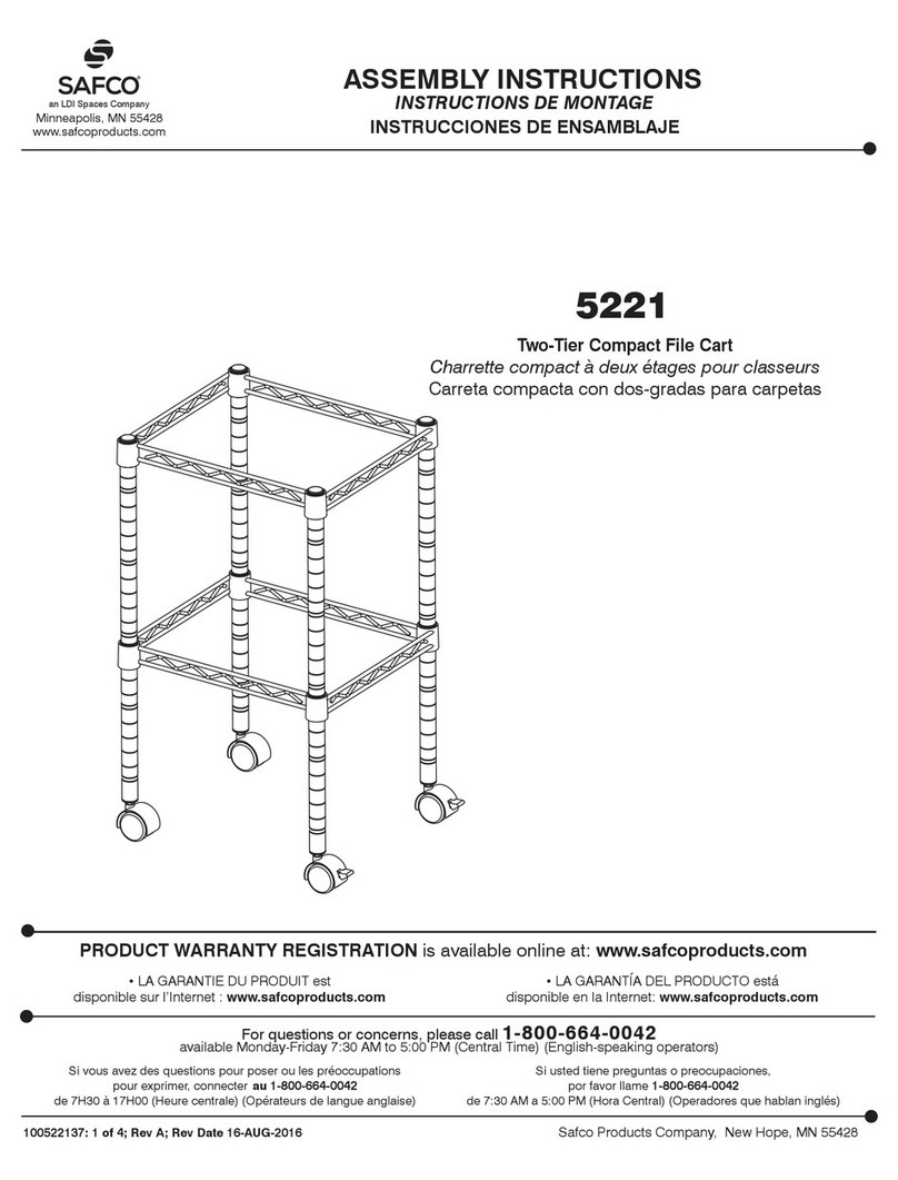 LDI Spaces SAFCO 5221 User manual
