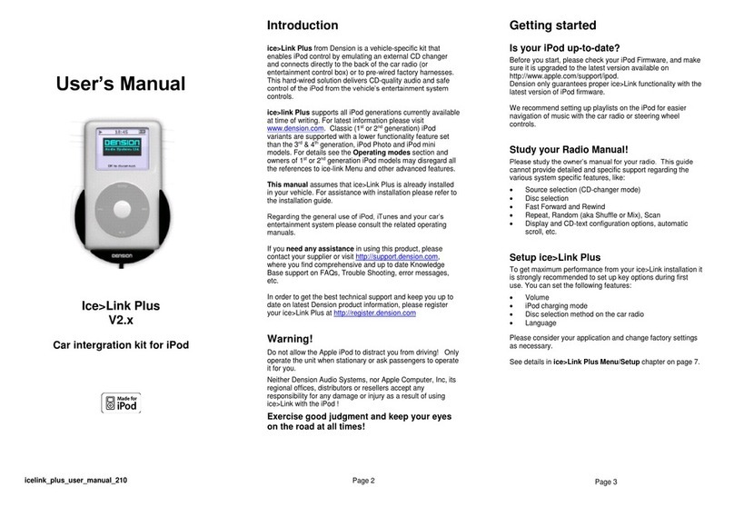 Dension ice-Link:Plus user manual