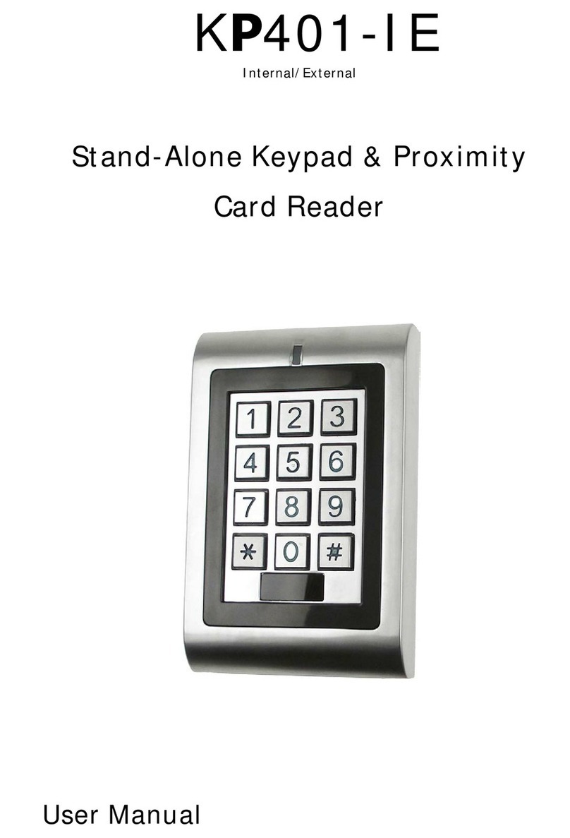 Access Security Products KP401-IE user manual Access Security Products KP401-IE user manual