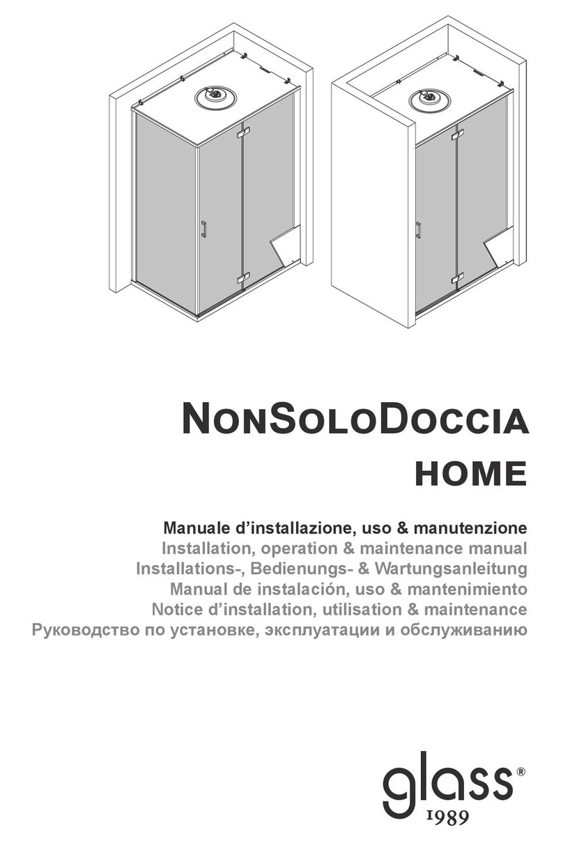 GLÄSS NONSOLODOCCIA HOME Instruction manual
