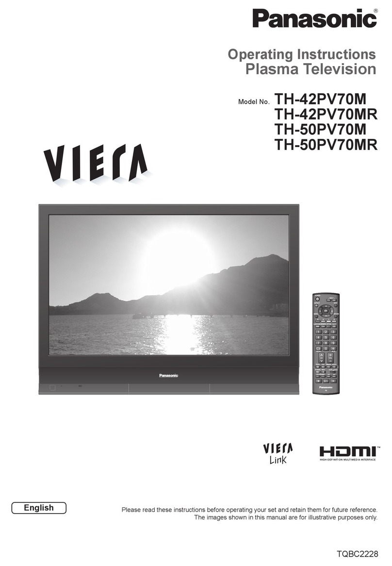 Panasonic VIERA TH-42PV70M User manual