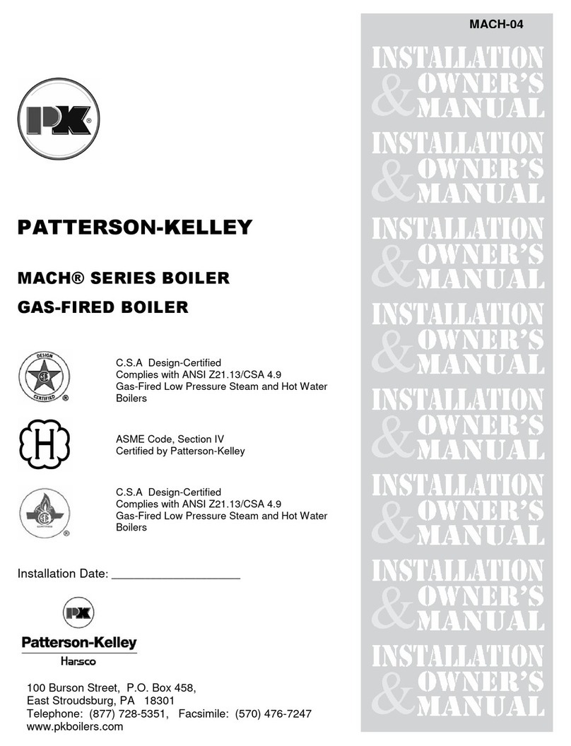 Patterson-Kelley MACH Series Operating instructions