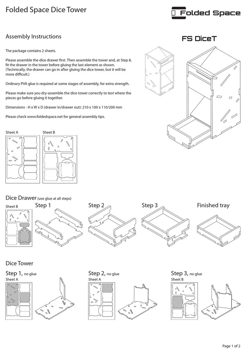 Folded Space FS DiceT User manual