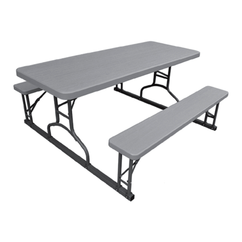 Lancaster Picnic Table Assembly instructions