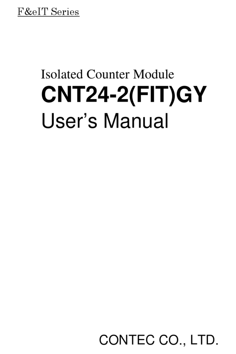 Contec F&eIT Series User manual