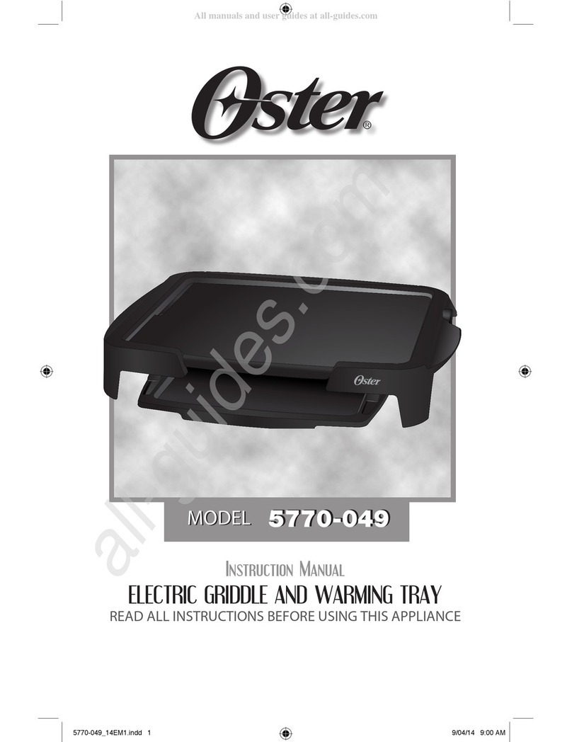 Oster 5770-049 User manual