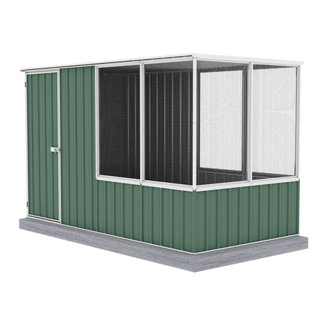 ABSCO SHEDS CHICKEN COOP manual
