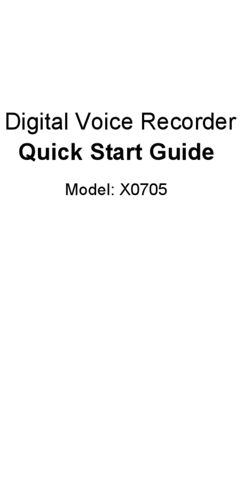Altronics X0705 quick start guide