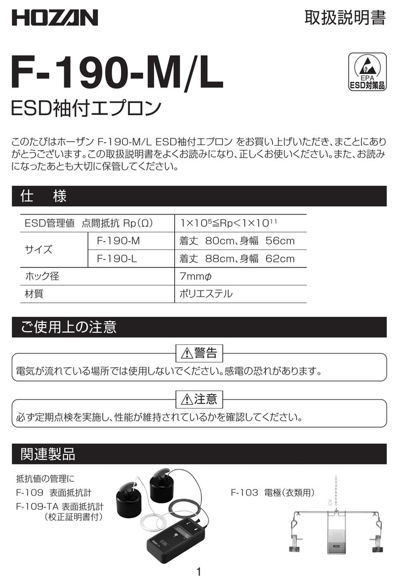 HOZAN F-190-M User manual