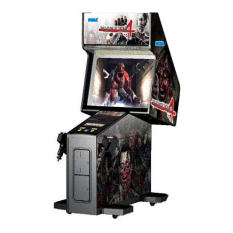 Sega MINI DELUXE THE HOUSE OF THE DEAD 4 Service manual