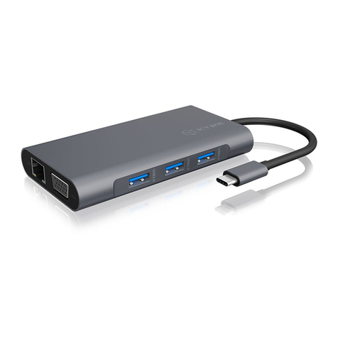 Icy Box IB-DK4040-CPD User manual Icy Box IB-DK4040-CPD User manual