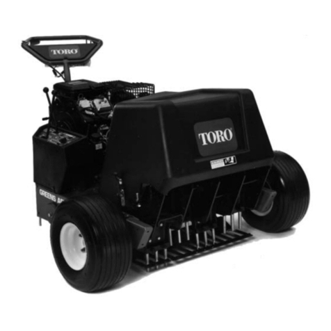 Toro Greens Aerator Service manual